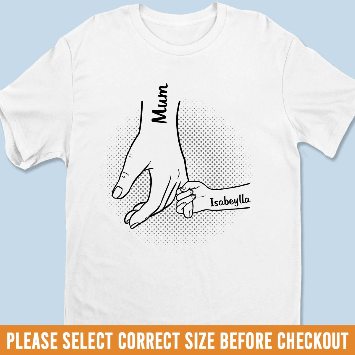 Custom Unisex T-Shirt, Premium T-shirt, Hoodie - Personalized Mother's Day Gifts For Mum, Grandma - Grandma Love Lives Forever