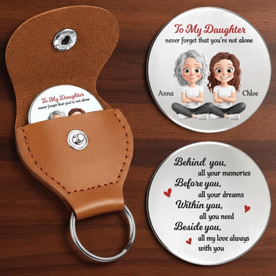 Custom Pocket Hug - Personalized Birthday Gifts For Mom, Dad, Daughter, Son - Our Love Is Always With You