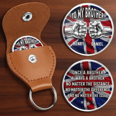 Custom Pocket Hug - Personalized Birthday Gifts For Brother - Unbreakable Brothers