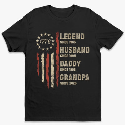 Custom Unisex T-shirt, Premium T-shirt, Hoodie - Personalized Birthday Gifts For Dad, Grandpa, Husband - Forever Awesome