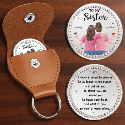 Custom Pocket Hug - Personalized Best Friend Birthday Gifts For Women, Besties, Sisters, BFF - My Bestie My Person