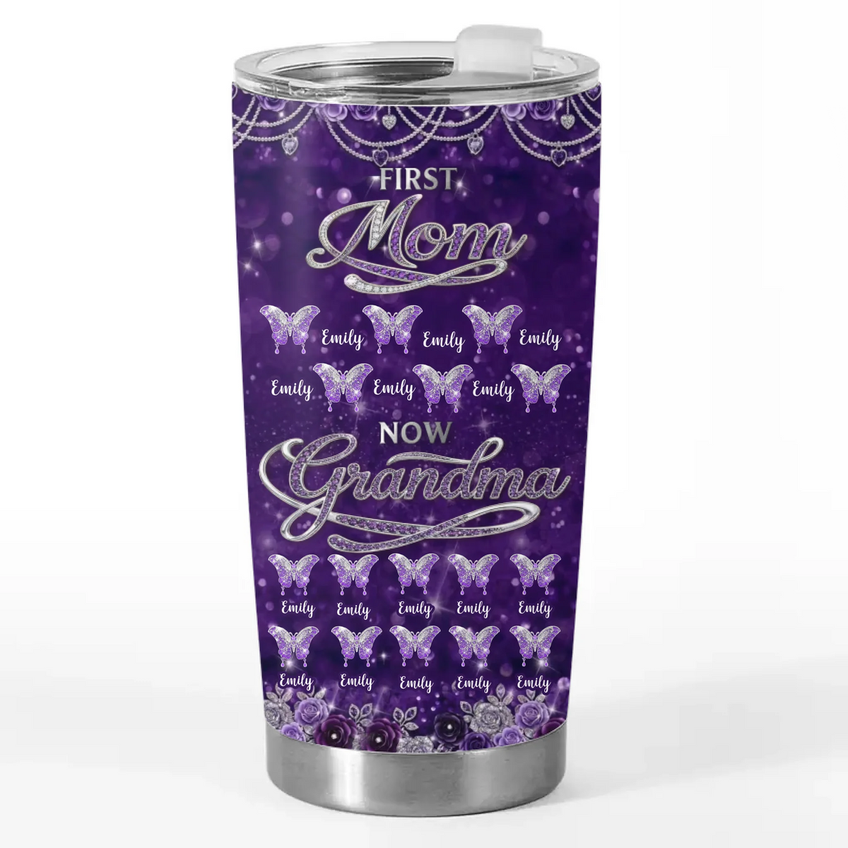 Custom Tumbler - Personalized Mother's Day Birthday Gifts For Mom, Grandma - The Heart Of Every Generation