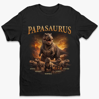 Custom Unisex T-shirt, Premium T-shirt, Hoodie - Personalized Father's Day Birthday Gifts For Dad, Grandpa - My First Hero My Forever Dad