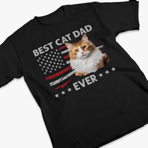 T-shirt, sweat à capuche et sweat-shirt unisexe personnalisé avec photo « Père chien ultime » – Fête des pères, cadeau pour les propriétaires et les amoureux des animaux