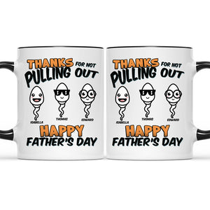 Merci papa pour tout - Tasse personnalisée avec accents personnalisés pour la famille - Cadeau de fête des pères, d'anniversaire pour papa