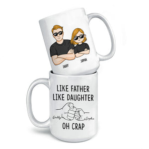 Tel père, tel fils - Mug personnalisé pour la famille - Cadeau pour les membres de la famille