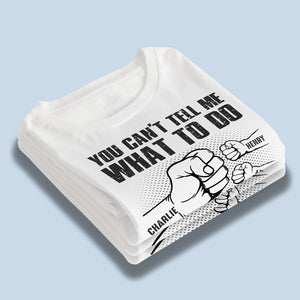 Seuls mes petits-enfants peuvent - T-shirt unisexe personnalisé, sweat à capuche, sweat-shirt - Cadeau de fête des pères, d'anniversaire pour papa, grand-père