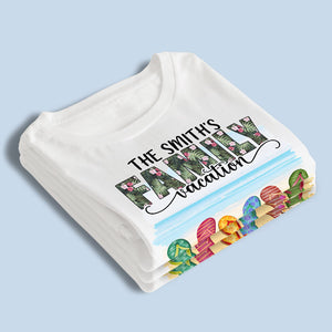 Vacances en famille : créez des souvenirs ensemble - T-shirt, sweat à capuche et sweat-shirt unisexe personnalisé pour la famille - Vacances d'été, cadeau pour les membres de la famille