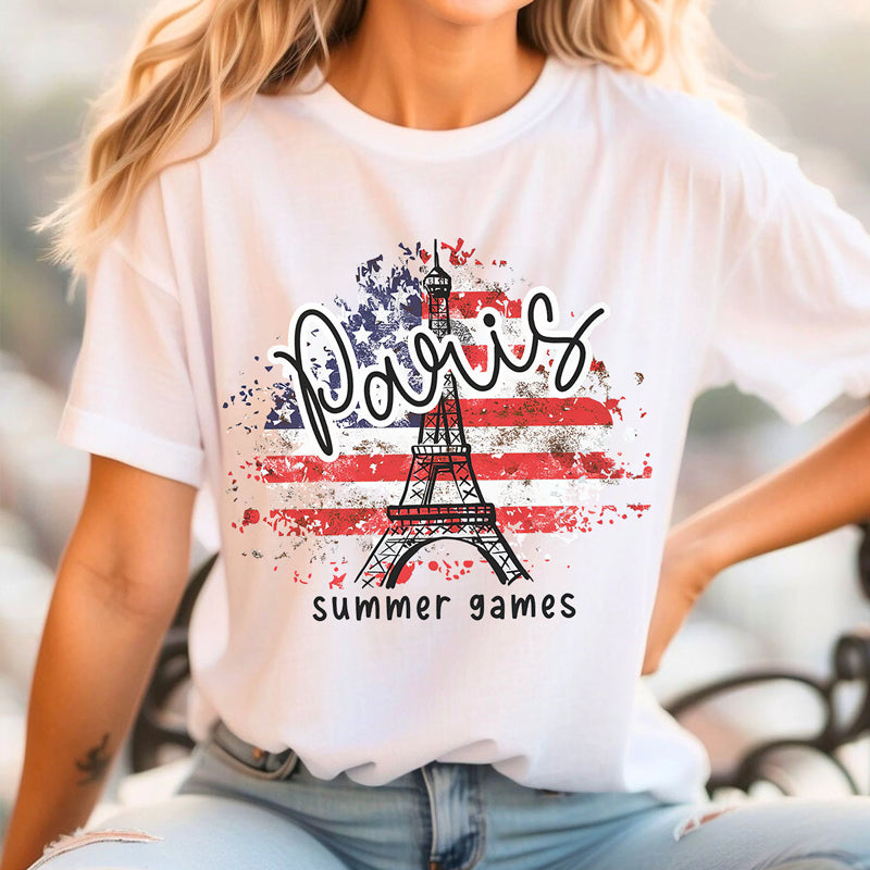 Jeux olympiques d'été de Paris - T-shirt, sweat à capuche et sweat-shirt - Vacances olympiques, cadeau pour les membres de la famille et les meilleurs amis