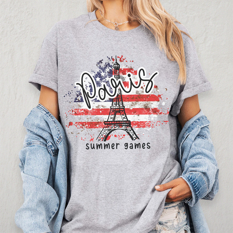 Jeux olympiques d'été de Paris - T-shirt, sweat à capuche et sweat-shirt - Vacances olympiques, cadeau pour les membres de la famille et les meilleurs amis