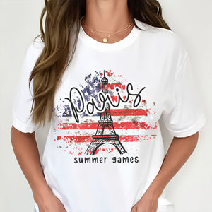 Jeux olympiques d'été de Paris - T-shirt, sweat à capuche et sweat-shirt - Vacances olympiques, cadeau pour les membres de la famille et les meilleurs amis
