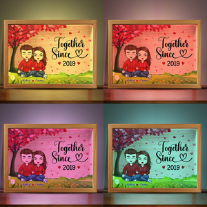 I'm Yours Forever - Couple Personalized Custom Frame Light Box - Gift For Husband Wife, Anniversary