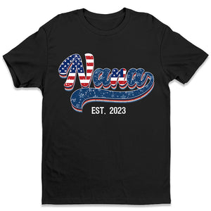 J'adore être grand-mère - T-shirt, sweat à capuche, sweat-shirt unisexe personnalisé pour la famille - Cadeau d'anniversaire pour grand-mère, 4 juillet