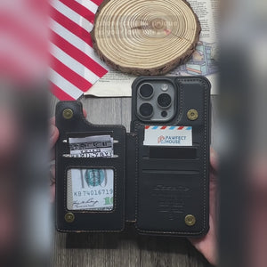 Les grands-mères plantent des graines d'amour qui fleurissent pendant des générations - Étui portefeuille en cuir personnalisé pour téléphone - Cadeau de fête des Mères pour maman et grand-mère