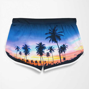 Short de plage hawaïen personnalisé avec photo « Heure d'été » - Cadeau amusant pour les vacances d'été, les anniversaires et les fêtes de fin d'année.