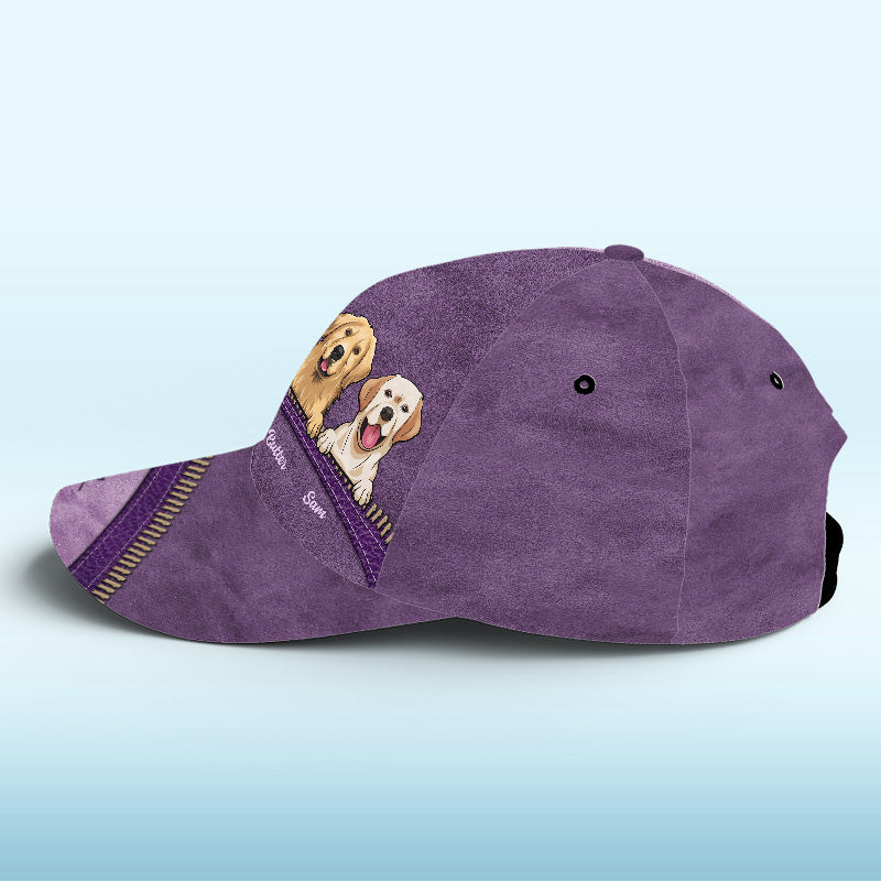 Custom Hat, All Over Print Classic Cap - Personalized Birthday Gifts For Dog Cat Lovers, Dog Dad And Mom, Cat Owners - Forever Bonded By Fur And Heart