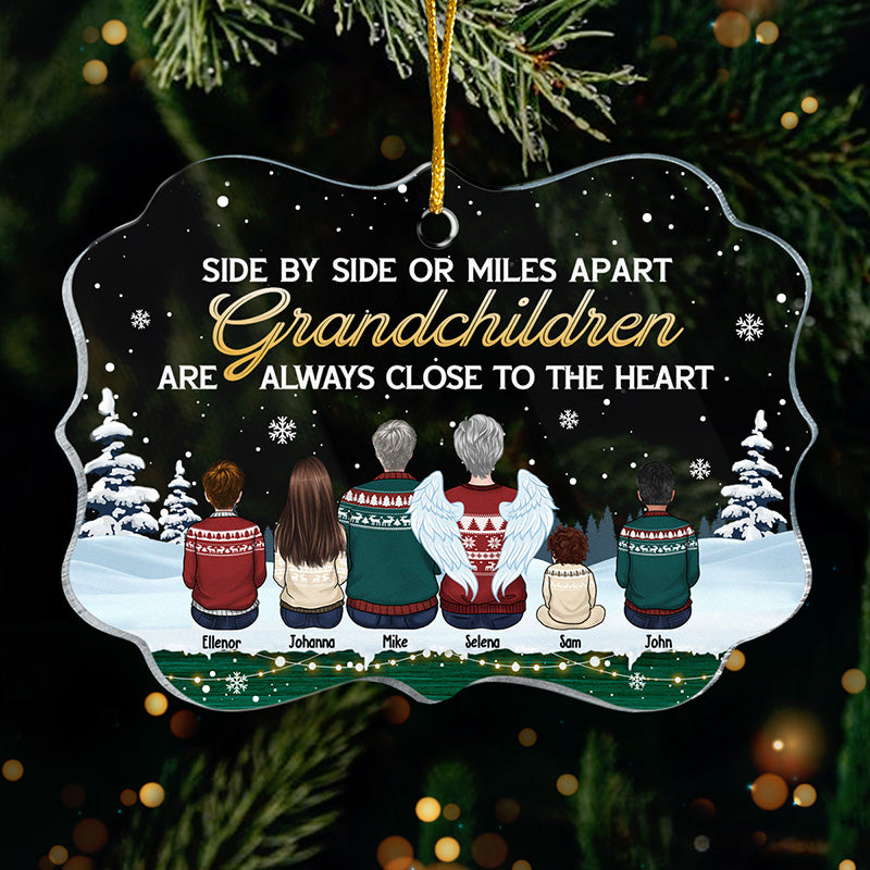 Il n'y a pas de plus beau cadeau que les petits-enfants - Décoration familiale personnalisée - Forme Benelux en acrylique - Cadeau de Noël pour les membres de la famille