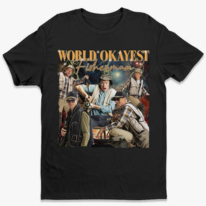 T-shirt, sweat à capuche et sweat-shirt unisexe personnalisé avec photo du pêcheur le plus correct du monde - Cadeau pour les amateurs de pêche
