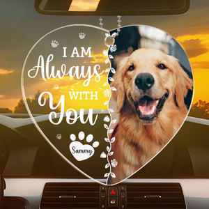 Custom Photo Favorite Hello And Hardest Goodbye - Memorial Personalized Custom Car Ornament - Acrylic Custom Shaped - Sympathy Gift For Pet Owners, Pet Lovers