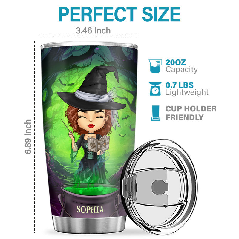 Je ne suis pas Sugar And Spice - Gobelet de sorcière personnalisé - Cadeau d'Halloween pour les sorcières, vous-même