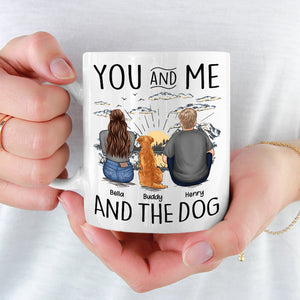 Toi, moi et les chiens - Mug personnalisé pour chien - Cadeau pour les propriétaires et les amoureux des animaux
