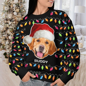 Sweat-shirt personnalisé avec photo « You're Pawsome » pour chien et chat, personnalisé et moche, pull unisexe en laine, cadeau de Noël pour les propriétaires d'animaux, les amoureux des animaux et les membres de la famille.