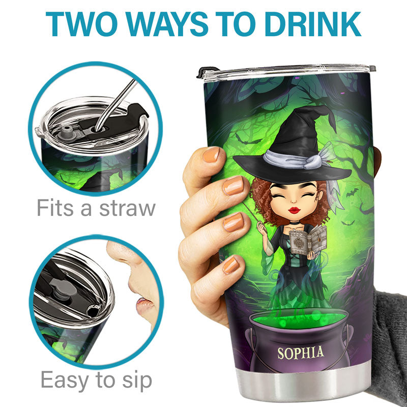 Je ne suis pas Sugar And Spice - Gobelet de sorcière personnalisé - Cadeau d'Halloween pour les sorcières, vous-même