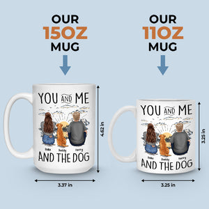 Toi, moi et les chiens - Mug personnalisé pour chien - Cadeau pour les propriétaires et les amoureux des animaux