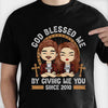 Dieu m'a béni en me donnant toi - T-shirt unisexe personnalisé, sweat à capuche, sweat-shirt - Cadeau pour couple, mari, femme, anniversaire, fiançailles, mariage, cadeau de mariage