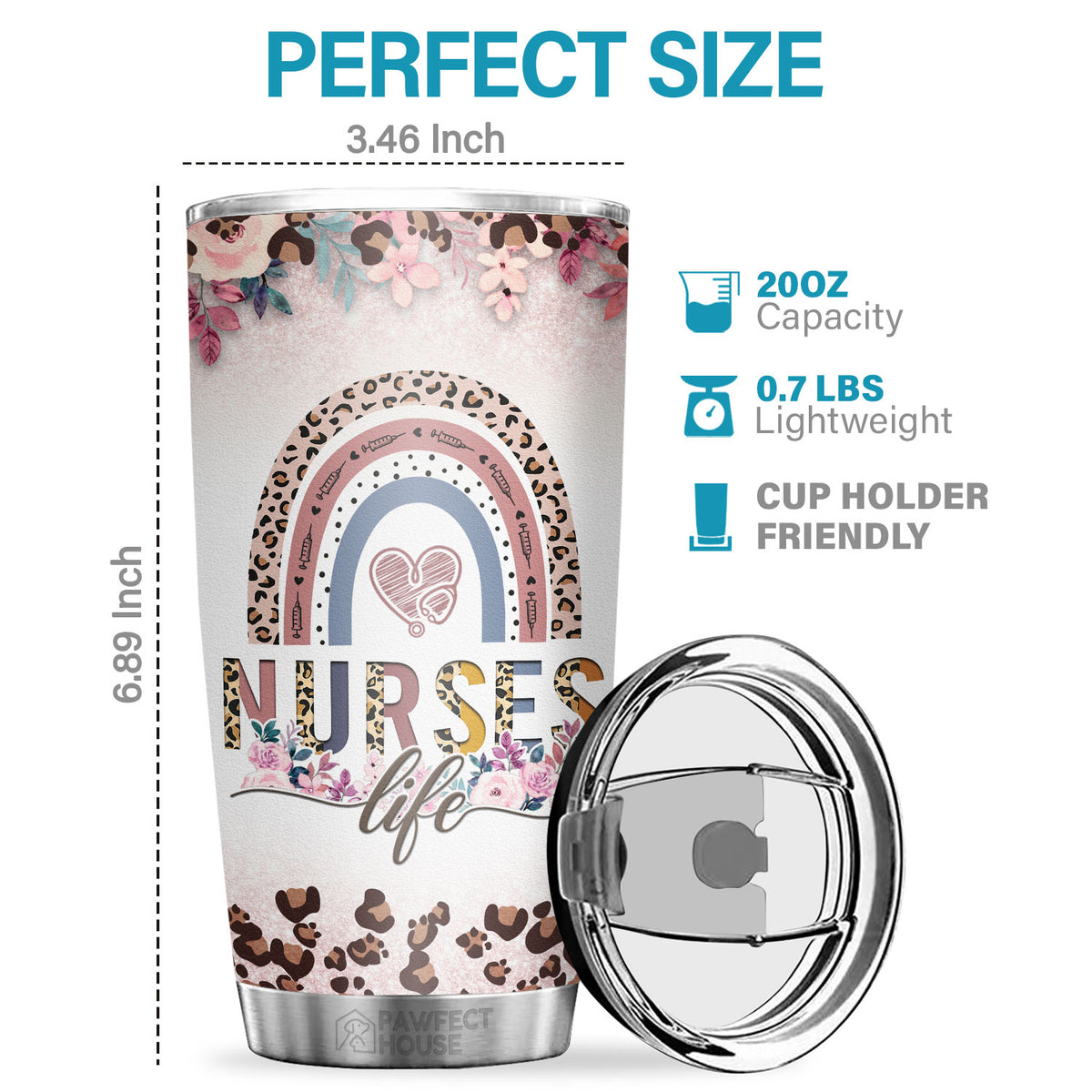 Une infirmière vraiment formidable est difficile à trouver et impossible à oublier - Tumbler - Appréciation, remise de diplôme, retraite, cadeau de remerciement pour une infirmière, cadeau de la semaine des infirmières, vie d'infirmière