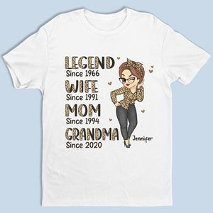 Meilleure grand-mère depuis toujours - T-shirt, sweat à capuche, sweat-shirt unisexe personnalisé pour la famille - Cadeau d'anniversaire pour maman et grand-mère