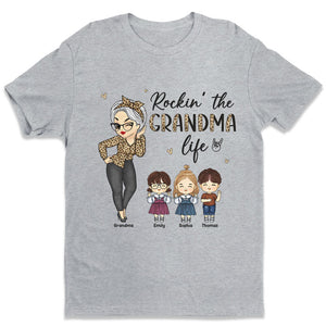 Rockin' The Nana Life - T-shirt unisexe personnalisé, sweat à capuche, sweat-shirt - Cadeau de fête des mères, d'anniversaire pour maman, grand-mère