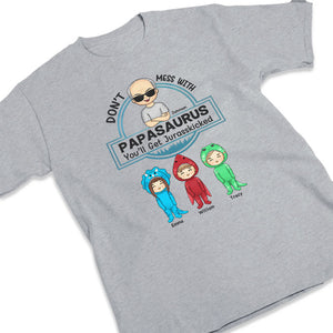 Ne plaisante pas avec Nanasaurus - T-shirt, sweat à capuche, sweat-shirt unisexe personnalisé pour la famille - Cadeau de fête des mères, d'anniversaire pour maman, grand-mère