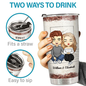 You Are The Only One I Want To Annoy For The Rest Of My Life - Couple Personalized Custom Tumbler - Gift For Husband Wife, Anniversary