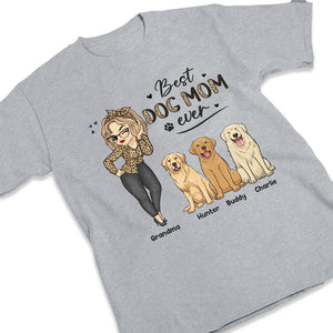 La meilleure maman de chien - T-shirt unisexe personnalisé, sweat à capuche, sweat-shirt - Cadeau de fête des mères, d'anniversaire pour les propriétaires d'animaux et les amoureux des animaux