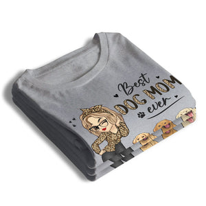 La meilleure maman de chien - T-shirt unisexe personnalisé, sweat à capuche, sweat-shirt - Cadeau de fête des mères, d'anniversaire pour les propriétaires d'animaux et les amoureux des animaux
