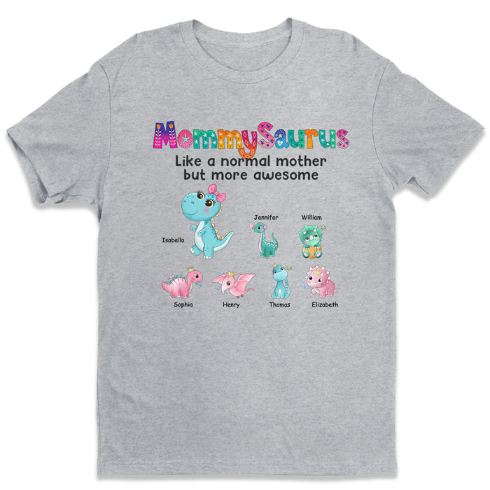 Comme une mère normale, mais en plus géniale - T-shirt unisexe personnalisé pour la famille, sweat à capuche, sweat-shirt - Cadeau de fête des mères, d'anniversaire pour maman, grand-mère