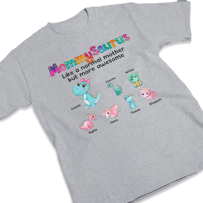 Comme une mère normale, mais en plus géniale - T-shirt unisexe personnalisé pour la famille, sweat à capuche, sweat-shirt - Cadeau de fête des mères, d'anniversaire pour maman, grand-mère