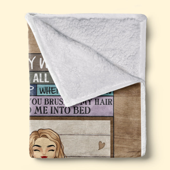 We Love You From All The Times - Family Personalized Custom Blanket - Mother's Day, Birthday Gift For Mom From Daughter