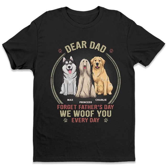 Petits chiots, grand monde - T-shirt unisexe personnalisé, sweat à capuche, sweat-shirt - Fête des pères, cadeau pour les propriétaires d'animaux et les amoureux des animaux