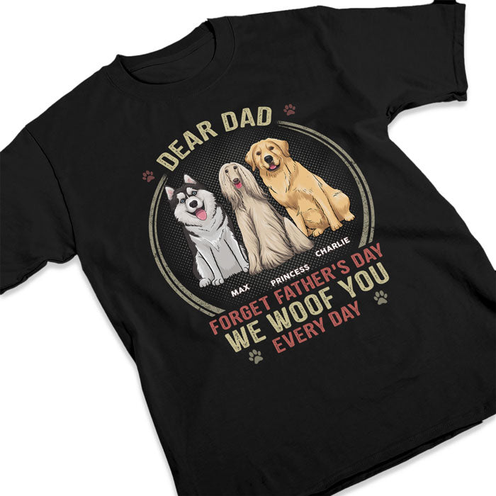 Petits chiots, grand monde - T-shirt unisexe personnalisé, sweat à capuche, sweat-shirt - Fête des pères, cadeau pour les propriétaires d'animaux et les amoureux des animaux