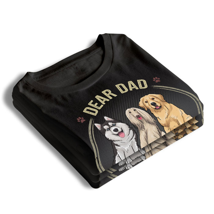 Petits chiots, grand monde - T-shirt unisexe personnalisé, sweat à capuche, sweat-shirt - Fête des pères, cadeau pour les propriétaires d'animaux et les amoureux des animaux