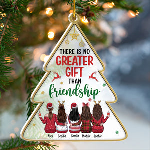 Nos rires sont sans limites - Décoration de Noël personnalisée en acrylique en forme de sapin de Noël - Cadeau pour meilleure amie, meilleure amie, sœur, cadeau d'anniversaire pour meilleure amie et amie, cadeau de Noël