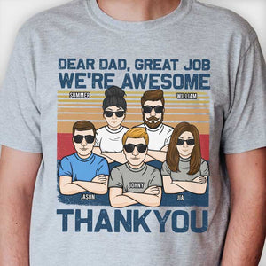 Merci papa, nous sommes géniaux - T-shirt unisexe personnalisé - Cadeau pour papa
