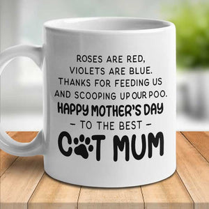 Happy Mother's Day To The Best Cat Mum - Gift For Mother's Day - Personalized Mug.