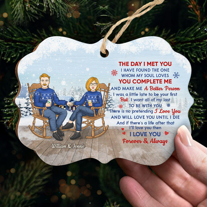 Il n'y a pas de prétention à l'amour - Décoration de Noël en bois personnalisée en forme de Benelux - Cadeau pour couple, mari, femme, anniversaire, fiançailles, mariage, cadeau de mariage, cadeau de Noël