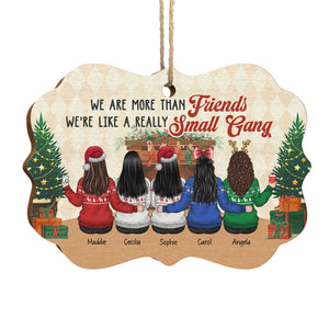 Une toute petite bande - Décoration de Noël en bois personnalisée en forme de Benelux - Cadeau pour meilleure amie, meilleure amie, sœur, cadeau d'anniversaire pour meilleure amie et amie, cadeau de Noël