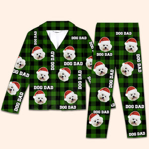 Happy Pawlidays, My Beloved Fur Baby - Dog Personalized Custom Face Photo Pajamas - Upload Image, Christmas Gift For Pet Owners, Pet Lovers