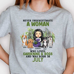 J'adore le jardinage et les chiens ! T-shirt et sweat à capuche unisexe personnalisé ! Cadeau pour les amoureux du jardinage et des animaux.