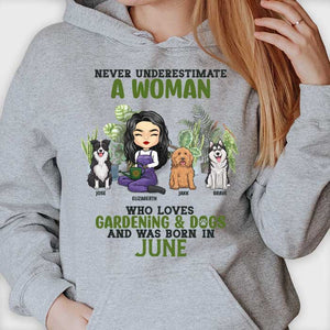 J'adore le jardinage et les chiens ! T-shirt et sweat à capuche unisexe personnalisé ! Cadeau pour les amoureux du jardinage et des animaux.